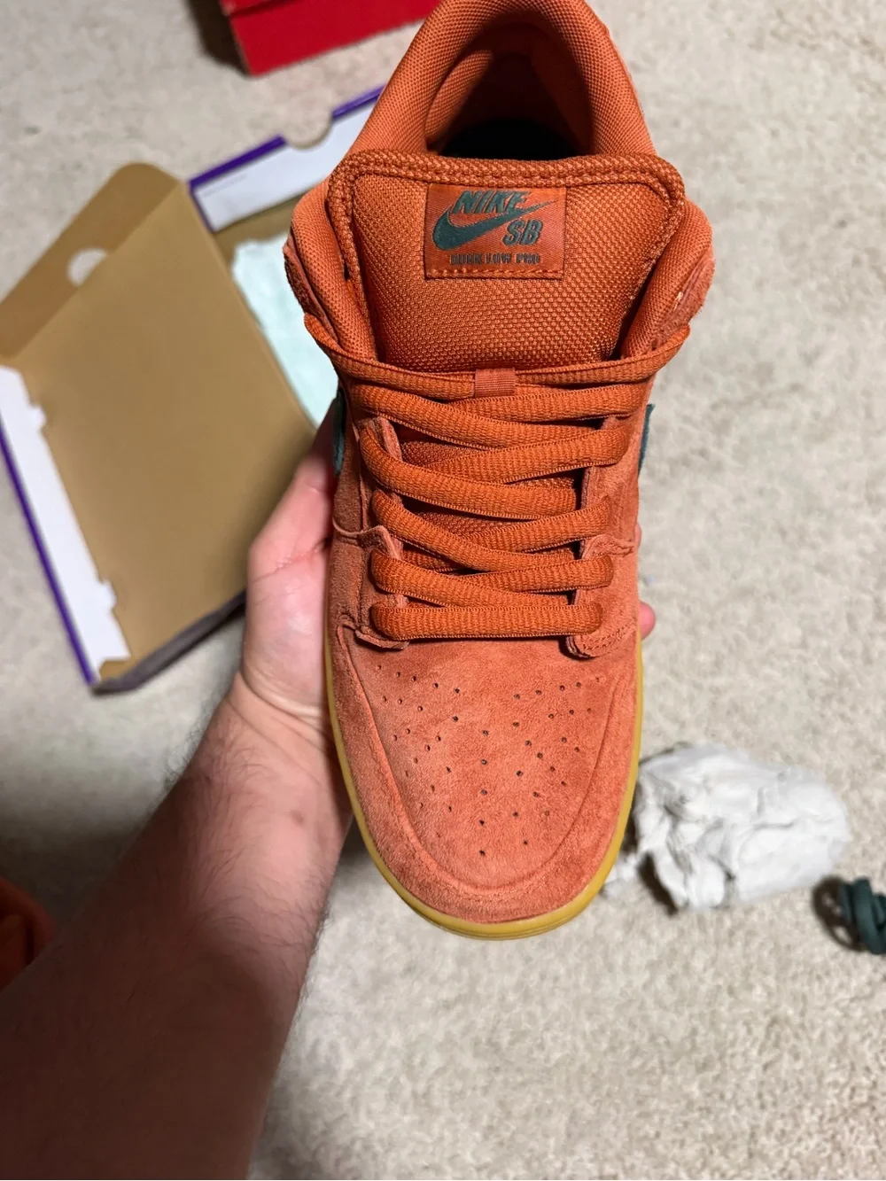 Nike vibrant orange
